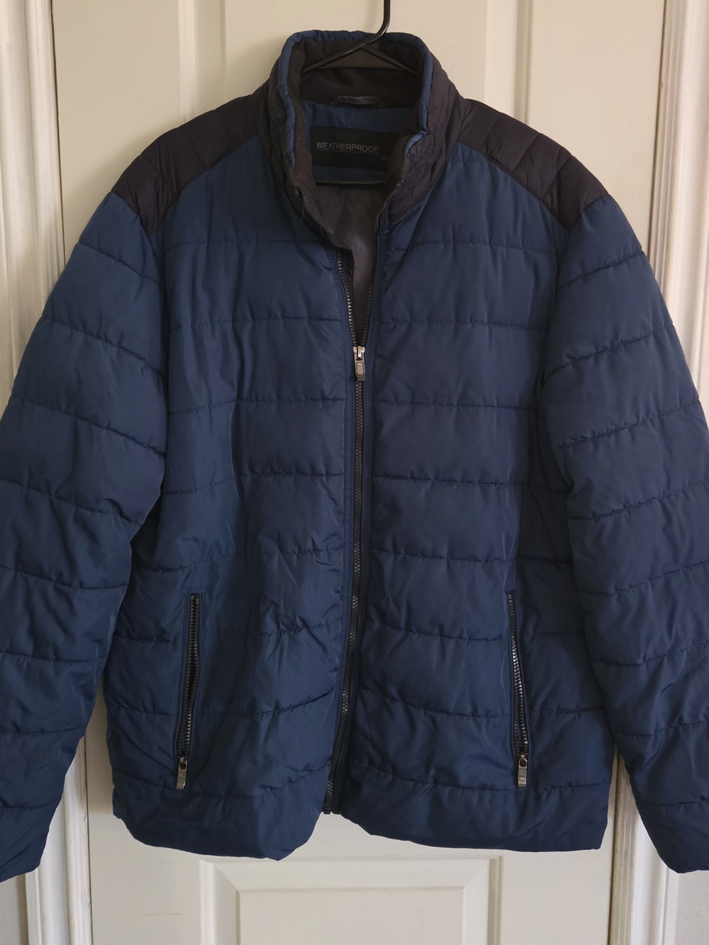 Weatherproof Men’s Navy Quilted Puffer Jacket